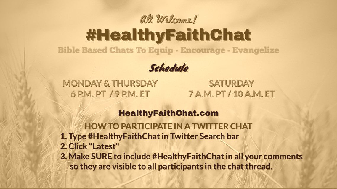 Home Healthy Faith Chat